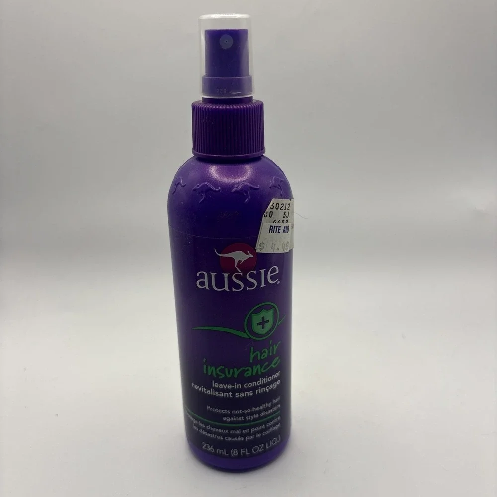 Vtg Aussie Hair Insurance Leave In Conditioner 8.0 Fl Oz Original Formula NOS